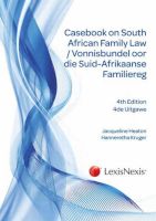 Photo of Casebook On South African Family Law / Vonnisbundel oor die Suid-Afrikaanse Familiereg (Afrikaans Paperback 4th) -