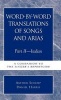 Word-by-Word Translations of Songs and Arias, Part II - Italian: A Companion to the Singer's Repertoire (Hardcover) - Arthur Schoep Photo
