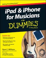 Photo of iPad and iPhone for Musicians For Dummies (Paperback) - Ryan C Williams