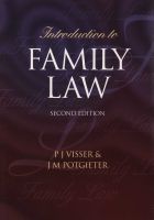 Photo of Introduction to Family Law (Paperback 2nd edition) - PJ Visser