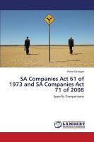 Photo of Sa Companies ACT 61 of 1973 and Sa Companies ACT 71 of 2008 (Paperback) - De Jager Pieter