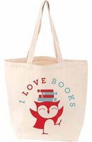 Photo of I Love Books Bird Tote Bag (Other printed item) - Gibbs Smith