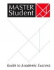 Master Student Guide to Academic Success (Spiral bound) - Arthur Bohart Photo