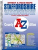 Staffordshire County Atlas (Spiral bound, 2nd) - Geographers A Z Map Company Photo