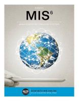 Photo of MIS6 - Management Information Systems (Paperback 6th Revised edition) - Hossein Bidgoli
