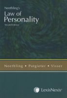Photo of Law of Personality (Paperback 2nd Revised edition) - PJ Visser