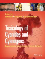 Photo of Toxicology of Cyanides and Cyanogens - Experimental Applied and Clinical Aspects (Hardcover) - Alan H Hall