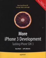 Photo of More iPhone 3 Development - Tackling iPhone SDK 3 (Paperback New) - Jeff Lamarche