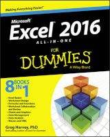 Photo of Excel 2016 All-in-One For Dummies (Paperback) - Greg Harvey