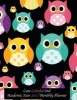 Cute Colorful Owl Academic Year 2017 Monthly Planner - Large 8.5x11 16 Month August 2016-Dec 2017 Organizer (Paperback) - Lauras Cute Planners Photo