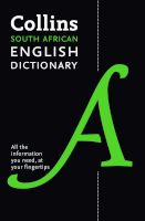 Photo of Collins South African English Dictionary (Hardcover) -