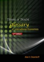 Photo of Terms of Trade - Glossary of International Economics (Paperback 2nd Revised edition) - Alan V Deardorff