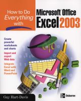 Photo of How to Do Everything with Microsoft Office Excel 2003 (Paperback) - Guy Hart Davis