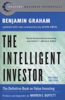 Photo of The Intelligent Investor (Paperback Revised edition) - Benjamin Graham