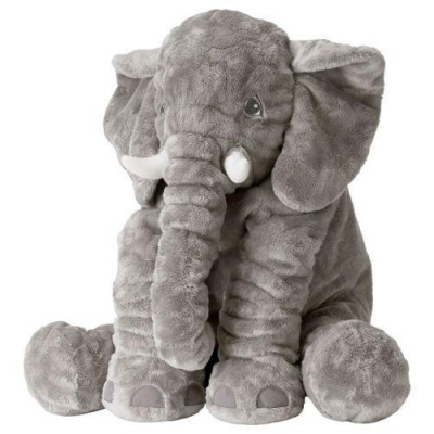 Cute Jumbo Elephant Plush Toy 60cm Grey