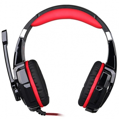 Raz Tech G9000 71 Gaming Headphone Computer Headset with Microphone Red