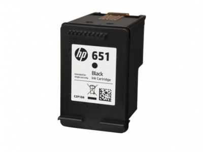 Photo of HP 651 Black Original Ink Advantage Cartridge
