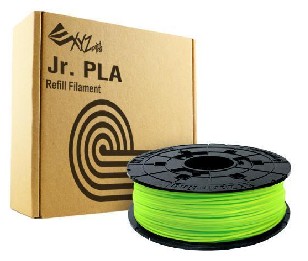 Photo of xyzprinting da Vinci PLA Filament for Jr.& Mini Series Neon Green - RFPLCXNZ0AE