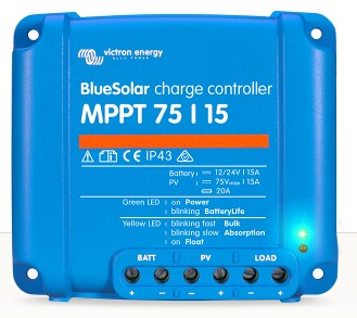 Photo of Victron BlueSolar MPPT 75/15 Solar Charge Controller