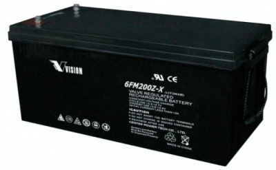 Photo of Vision Deep Cycle AGM Fully Sealed Battery 12-200Ah 6FM200Z-X Heavy Duty