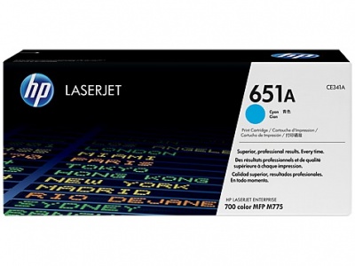 Photo of HP 651A Cyan Original LaserJet Toner Cartridge