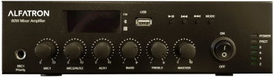 Photo of Alfatron ALF-60W/UB 60W Mini Mixer Amplifier