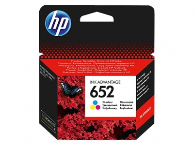 Photo of HP 652 Tri-color Original Ink Advantage Cartridge