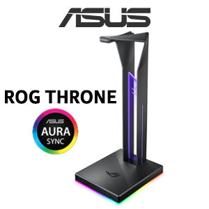 Photo of ASUS ROG Throne QI Headset Stand With Wireless Charging / 7.1 Surround Sound / Dual USB 3.1 / Aura Sync / Build-in ESS