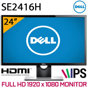 Photo of DELL SE2416H 24" FHD1920 x 1080 IPS Monitor / Clean sleek design / 6ms Response Time / Supports VGA/HDMI