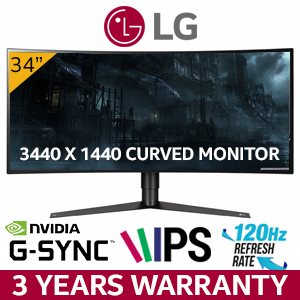Photo of LG [G-SYNC] 34GK950G 34" UltraWide 3440 x 1440 Curved 120Hz IPS Gaming Monitor / DCI-P3 98% with Nano IPS / Sphere