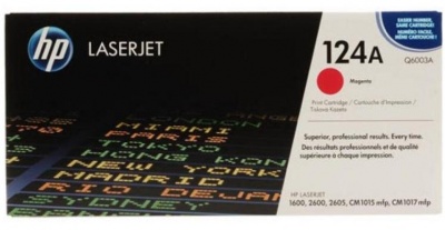 Photo of HP 124A Magenta LaserJet Toner Cartridge