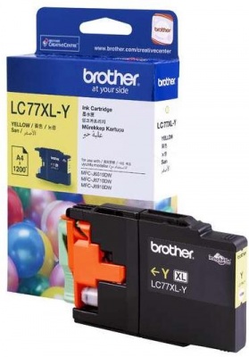 Photo of Brother LC77XL-Y Yellow Ink Cartridge