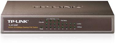 Photo of TP Link TL-SF1008P 8 port 10/100Mbps Desktop Switch