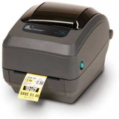 Photo of Zebra GK420TT Thermal Transfer Desktop Label Printer