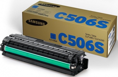 Photo of Samsung CLT-C506S Cyan Laser Toner Cartridge