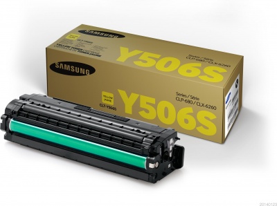 Photo of Samsung CLT-Y506S Yellow Laser Toner Cartridge