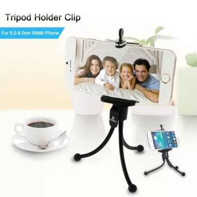 Photo of SUNSKYCH HAWEEL Flexible Octopus Tripod Holder Clip For iPhone Galaxy Sony Lenovo HTC Huawei and other 5.5-8.0cm Width