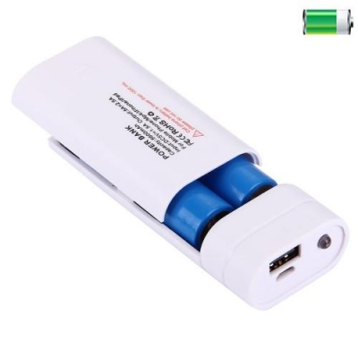 Photo of SDP DIY 2x 18650 Batteries Portable 5600mAh Power Bank Shell Box with 2.5A USB Output & Indicator Light for iPhone /