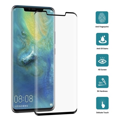 Photo of SDP 0.3mm 9H Surface Hardness 3D Curved Edge Full Screen Invisible Border Tempered Glass Film for Huawei Mate 20 Pro