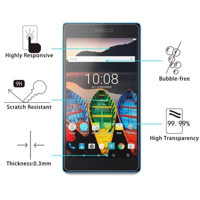 Photo of SDP 100 piecesS for Lenovo Tab3 730M 0.3mm 9H Surface Hardness Tempered Glass Screen Protector