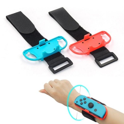 Photo of 1 Pair Adjustable Elastic Dance Wrist Band for Nintendo Switch