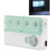 SDP White Mini 4 LED USB Rechargeable Auto PIR Infrared Sensor Motion Detector Wireless Light Lamp Photo