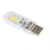 SDP 1.5W Flash Disk Style USB Light 140LM 3 LED SMD 5630 Warm White Light with Touch Switch Photo