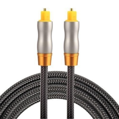 Photo of SDP 1.5m OD6.0mm Gold Plated Metal Head Woven Line Toslink Male to Male Digital Optical Audio Cable