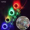 SDP 10 piecesS Outdoor Camping Tent Portable Water-resistant 3-Mode LED Light Pendent Light Random Color Delivery Photo