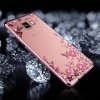 SUNSKYCH For Galaxy J5 Prime Flowers Pattern Diamond Encrusted Electroplating Soft TPU Protective Cover Case Photo
