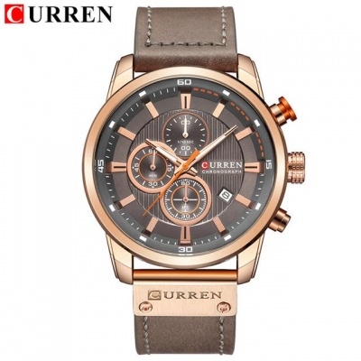 Photo of South African Importers Top Brand Luxury CURREN 2018 Fashion Leather Strap Quartz Men Watches Casual Date Business Male