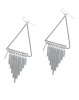 Vikson Spike Tri Earrings Silver-tone Photo