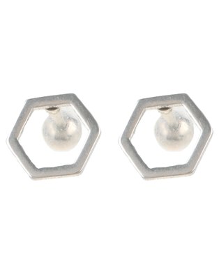 Photo of Xcalibur Mens 2pk Geometric Studs Silver-tone