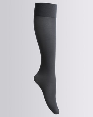 Photo of Cameo Cashmere Knee High Tights Grey